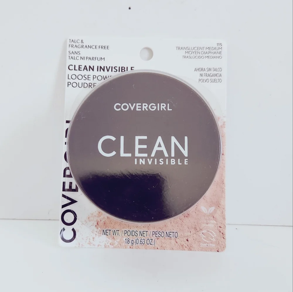 ⭐4/$15 CoverGirl Clean Invisible Loose Setting Powder Translucent Medium